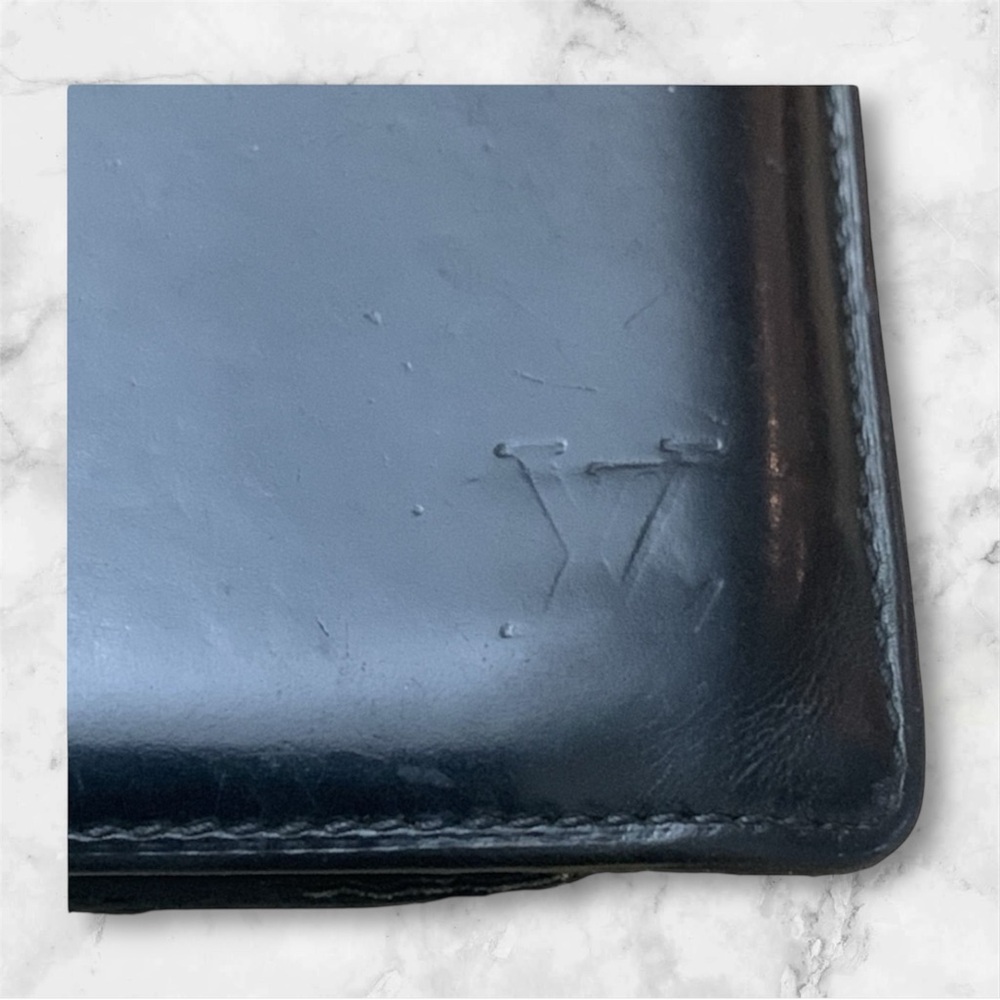 Louis Vuitton Bifold Wallet Black Leather - Picture 2 of 6